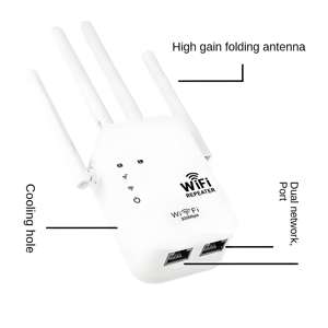 Repetidor AP inalámbrico de 300Mbps 802,11 de alta calidad con 4 antenas 802,11 repetidor de refuerzo para un mayor rango de <span class=keywords><strong>señal</strong></span> - Product Image 6