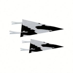 Sublimation Printing Custom Design Sports Logo Felt Pennant <b>Flag</b> - Product Image 1