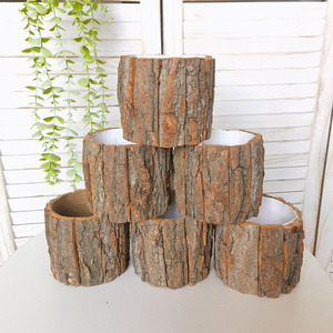 Panier en écorce <span class=keywords><strong>d</strong></span>'<span class=keywords><strong>arbre</strong></span> entièrement fait à la main, cadeau de Noël, arrangement floral, seau à fleurs, seau <span class=keywords><strong>d</strong></span>'ambiance, <span class=keywords><strong>d</strong></span>écoration de <span class=keywords><strong>souche</strong></span> <span class=keywords><strong>d</strong></span>'<span class=keywords><strong>arbre</strong></span> - Product Image 2