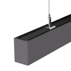 Luminaire linéaire <span class=keywords><strong>LED</strong></span> <span class=keywords><strong>T5</strong></span> étanche IP20, 50x75mm, montage en caténaire, 3000K 4000K 6000K, installation en surface, puce SMD2835, haute luminosité pour bureau - Product Image 3
