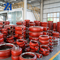 Liner Volute Pompa Slurry, Pelindung Volute Paduan Krom Tinggi A05, Suku Cadang Ujung Basah Pompa Pasir Tambang, OEM Custom.
