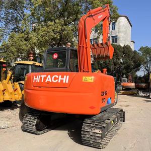 Mini-excavatrice sur chenilles d'occasion Hitachi ZX70 d'origine japonaise, haute qualité, avec moteur Yanmar, également disponible en modèles ZX60 et ZX75. - Product Image 6
