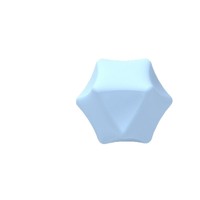 Balle de massage en silicone en forme de diamant pour la relaxation des muscles des pieds, du cou et du dos, yoga pour la santé et le massage