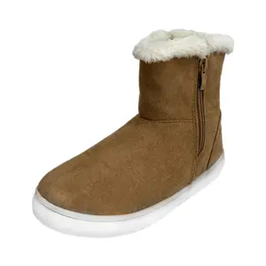 2024 automne hiver solide marron beige bébé filles bottes enfants chaussures pour enfants