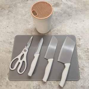Großhandel Edelstahl Haushaltsmesser Südostasien Fünfteiliges Komplettes Küchenset - Product Image 6