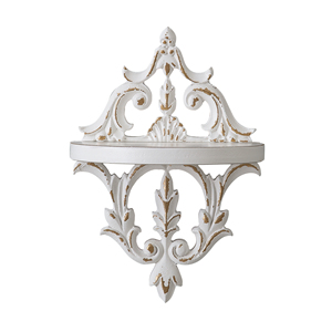 Decorazione della fattoria personalizzare legno imbiancato intagliato cremagliera scaffale di stoccaggio a parete in legno rustico montato a parete <span class=keywords><strong>scaffali</strong></span> galleggianti - Product Image 5