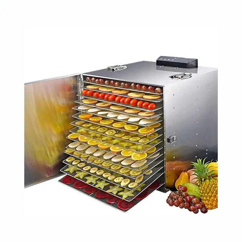 15 tepsiler Mini ticari küçük ananas meyve gıda kurutma makinesi elektrikli gıda kurutucu kurutucu