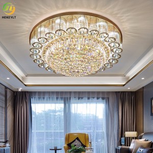 Bán Buôn Sang Trọng Nhà Ưa Thích Bắc Âu Sáng Tạo Trang Trí Hậu Hiện Đại Vàng Đương Đại Led Đèn Trần Pha Lê - Product Image 3