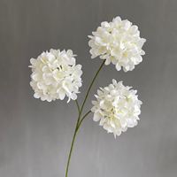 HGA Bunga Hydrangea Palsu Grosir Bunga Hydrangea Sutra Buatan dalam Jumlah Besar Batang Tunggal untuk Dekorasi Acara Dekorasi Hotel dan Pesta.
