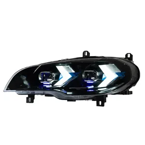 ชุดไฟหน้า StarNav สำหรับรถยนต์ E70 Lci ปี 2007-2013 พร้อมไฟ LED แบบ Eye DRL และไฟเลี้ยว - Product Image 3
