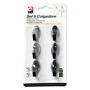 Erpsl 6 pezzi Gancio ovale in acciaio inossidabile 12/supporti per montaggio a parete - Product Image 1