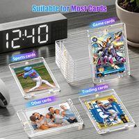 Vente en gros de porte-cartes de collection en plastique transparent One Touch 35PT, porte-cartes magnétique de qualité supérieure pour cartes de collection sportives