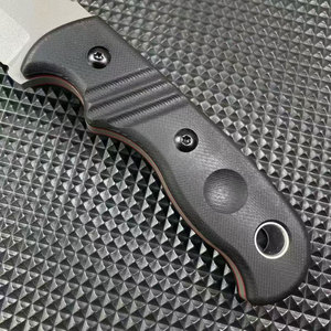 Couteau professionnel multi-usage à lame fixe en acier inoxydable TOPS3114, manche G10 vert, qualité DIY, personnalisable OEM - Product Image 5