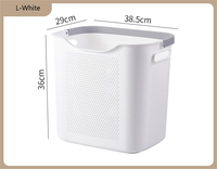 Panier à linge en plastique Panier de rangement pour vêtements sales et panier à linge sale en rotin facile à utiliser