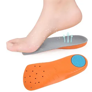 3/4 Orthotics Shoe Insoles PU Correction High Arch Supports Shoe Insoles For Plantar Fasciitis