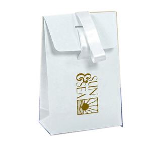 ถุงกระดาษของขวัญสุดหรูถุงกระดาษบรรจุภัณฑ์สำหรับใส่เสื้อผ้ามีริบบิ้นสำหรับใส่โลโก้ตามสั่ง - Product Image 2