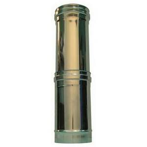 Élément télescopique à double paroi isolé Tuyau de fumée en acier inoxydable DN 350/400 - Product Image 1