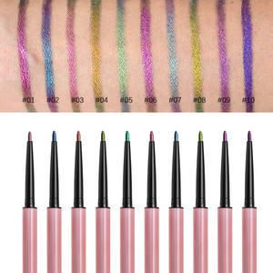 Vente en gros 10 couleurs caméléon stylo Eyeliner optique mince <span class=keywords><strong>crayon</strong></span> Eye Liner rotatif étanche avec ingrédients minéraux maquillage - Product Image 3