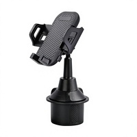 Support de téléphone à ventouse pour tableau de bord de voiture et bureau - Étanche, hauteur réglable, flexible, portable