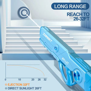 En Yeni Su Tabancaları Pil Güçlü Elektrikli Su Makineli Tüfek 820ML Su Deposu Havuz Açık Hava Oyuncakları Çocuklar ve Yetişkinler için - Product Image 3