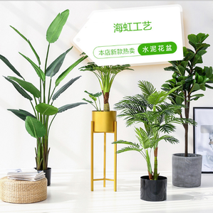 Vendita calda in vaso <span class=keywords><strong>piante</strong></span> artificiali verdi al chiuso atterraggio falsi alberi arredi - Product Image 3