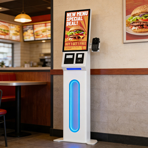 New Kiosque De Commande Kiosko Autoservicio Digital Signage Pos Payment Self Printing Print Ordering Service Kiosk Touch Screen - Product Image 6