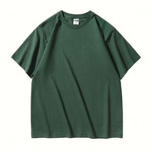 Casual Men's T Shirts High Quality <b>Drop</b> Shoulder Oversized Style Sample Screen Print Custom T Shirt Cotton Blank Men's T-Shirts - Product Image 5