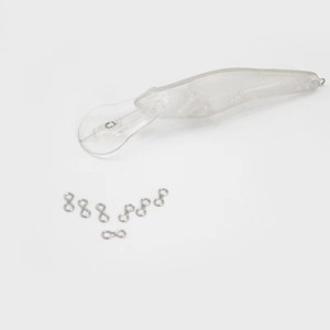 Çok boyutu balıkçılık bağlayıcı paslanmaz çelik pirinç Splay yüzük Rig kanca askı 8 şekil tel gözler platin halkalar - Product Image 5