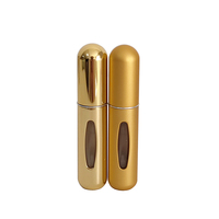 Atomiseur de parfum miniature en aluminium 5ml 8ml avec pompe, idéal pour les voyages - Vente chaude