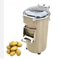 Aardappelschiller Snijmachine 550W Motor Roestvrij staal Hoog rendement Verwerkingsapparatuur voor wortelgroenten 180-200kg/u
