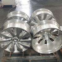Nouvelles jantes de luxe personnalisées en alliage d'aluminium forgé de 23 pouces, moyeu gris canon argenté, multi-rayons 5x120 PCD haute performance