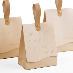 Bolsas de Papel de Lujo Personalizadas de Bajo Costo para Regalos de Boda y Dulces para Fiestas - Product Image 6