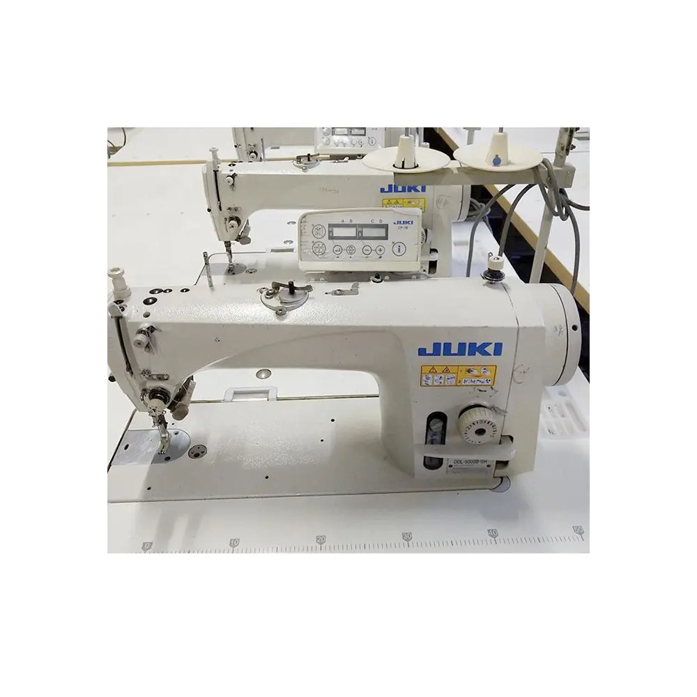 jukis 9000B Single Needle Double Needle Long-arm Unison-feed Lockstitch 3 Thread Used Machine With Large Hook