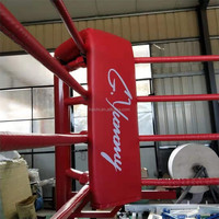 Conception gratuite Logo personnalisé Anneau de lutte de 5m x 5m avec escalier Anneau MMA carré à cadre facile à assembler de haute qualité à vendre