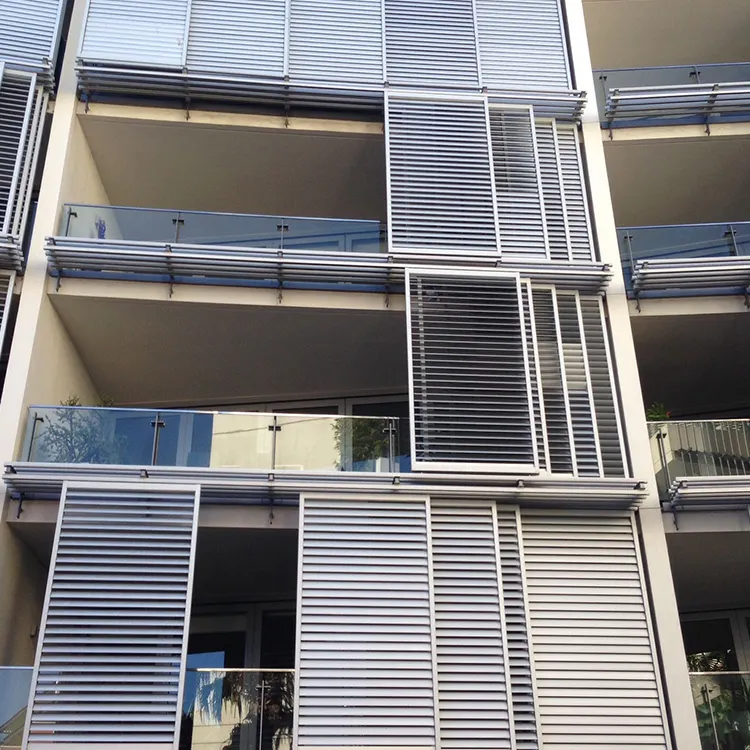 Customized High Quality Aluminum Rotate Louver Aluminum Shutters For Construction Windows Door