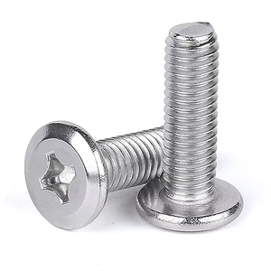 Vis à tête cylindrique en acier inoxydable 304, diamètre du capuchon 12 mm, classe 8.8, zinguée, filetage standard - Product Image 1