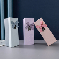 Boîtes personnalisées pour cadeaux, emballage avec nœud papillon, boîte en papier