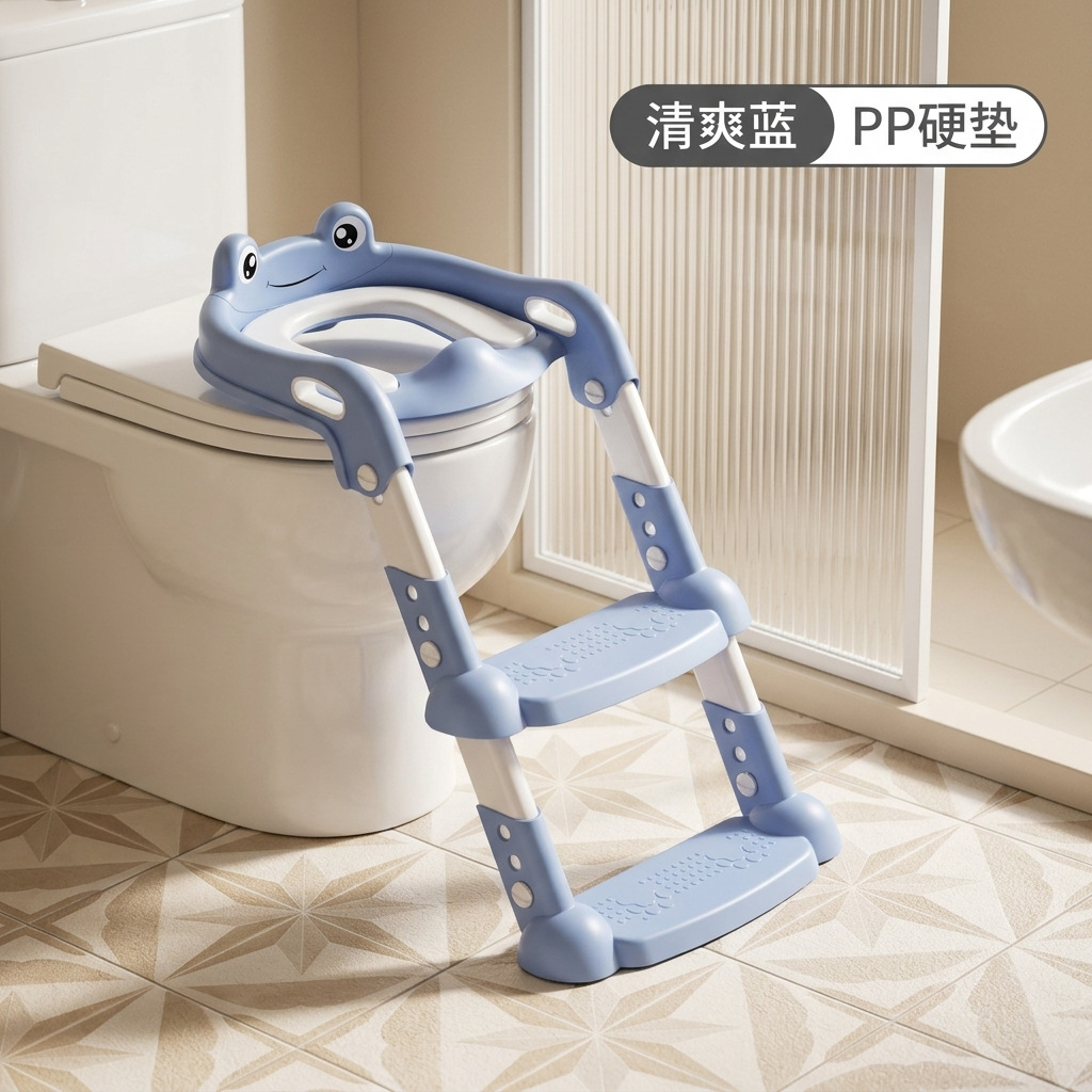 Blue hard cushion