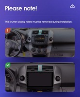 Autoradio 2 Din pour Toyota RAV4 2005-2013, écran tactile, lecteur vidéo, Aux, WiFi, GPS, navigation sans fil, Android, garantie 1 an