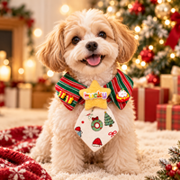 Noeud papillon pour animaux de compagnie avec imprimé de Noël