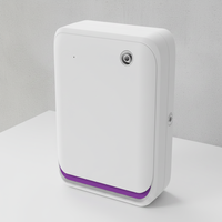Diffuseur d'arômes durable contrôlé par application, 260 ml, mural, faible bruit (<38 dB), sans gaspillage d'eau, vie écologique