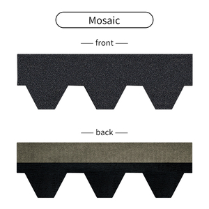 Bardeaux d'asphalte en onyx mosaïque noir - Product Image 3