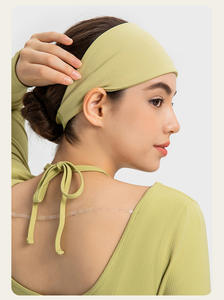 عقال زبادي متطور حسب الطلب من شركة تصنيع المعدات الأصلية عقال رياضي أنيق بوليستر مرن للرجال والنساء قبضة جافة رباط رأس للتمرين - Product Image 2