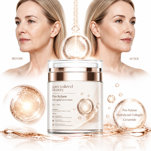 <span class=keywords><strong>Crema</strong></span> Rassodante Antirughe Pro-Xylane con Collagene Idrolizzato e Ceramidi, Idratante <span class=keywords><strong>Viso</strong></span> Rimpolpante <span class=keywords><strong>per</strong></span> <span class=keywords><strong>Pelle</strong></span> <span class=keywords><strong>Secca</strong></span> e Matura - Product Image 3