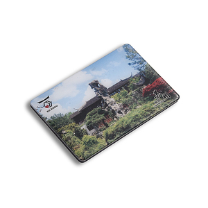 Customized Rectangle Landscape UV Printed PU Leather Fridge Souvenir Magnets - Product Image 2