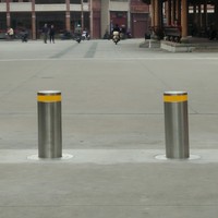 Barrière de sécurité pour parking souterrain, poteaux de sécurité automatiques hydrauliques électriques pour allée