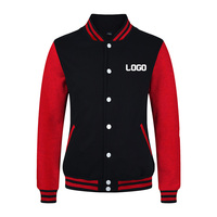 Veste de Baseball à manches longues, Design personnalisé d'usine, sweat-shirt unisexe, veste de Baseball