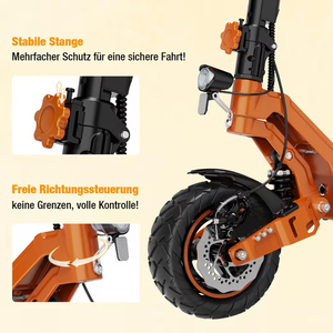 EU Warehouse RCB D7 48v 500w ABE Electric <b>Scooter</b> 10 Inch Fold Off-Road Two-Wheel E-<b>Scooter</b> <b>with</b> ABE Max Load 120kg - Product Image 4