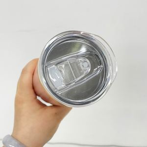 Gobelet isotherme plaqué or miroir 20oz et 30oz, bouteille d'eau à paille rabattable, tasses de voyage pour café, couleur or rose, pour sublimation et gravure laser - Product Image 2
