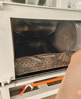 Machine de sablage à bande continue, abrator à alimentation continue, moteur pour billes d'acier, haute performance, pour l'industrie des revêtements, grade de surface Sa2.5
